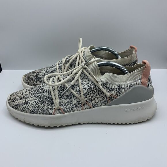 Adidas Ultimamotion Cloudfoam Womens Shoes Sneakers 11 Gray Pink F34533 Running - Picture 1 of 8